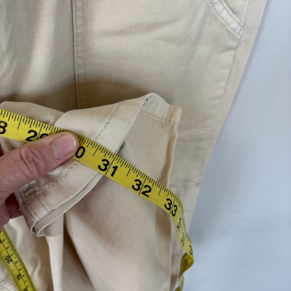 Prana Cream Denim‎ Overalls Size XL - Picture 9 of 9
